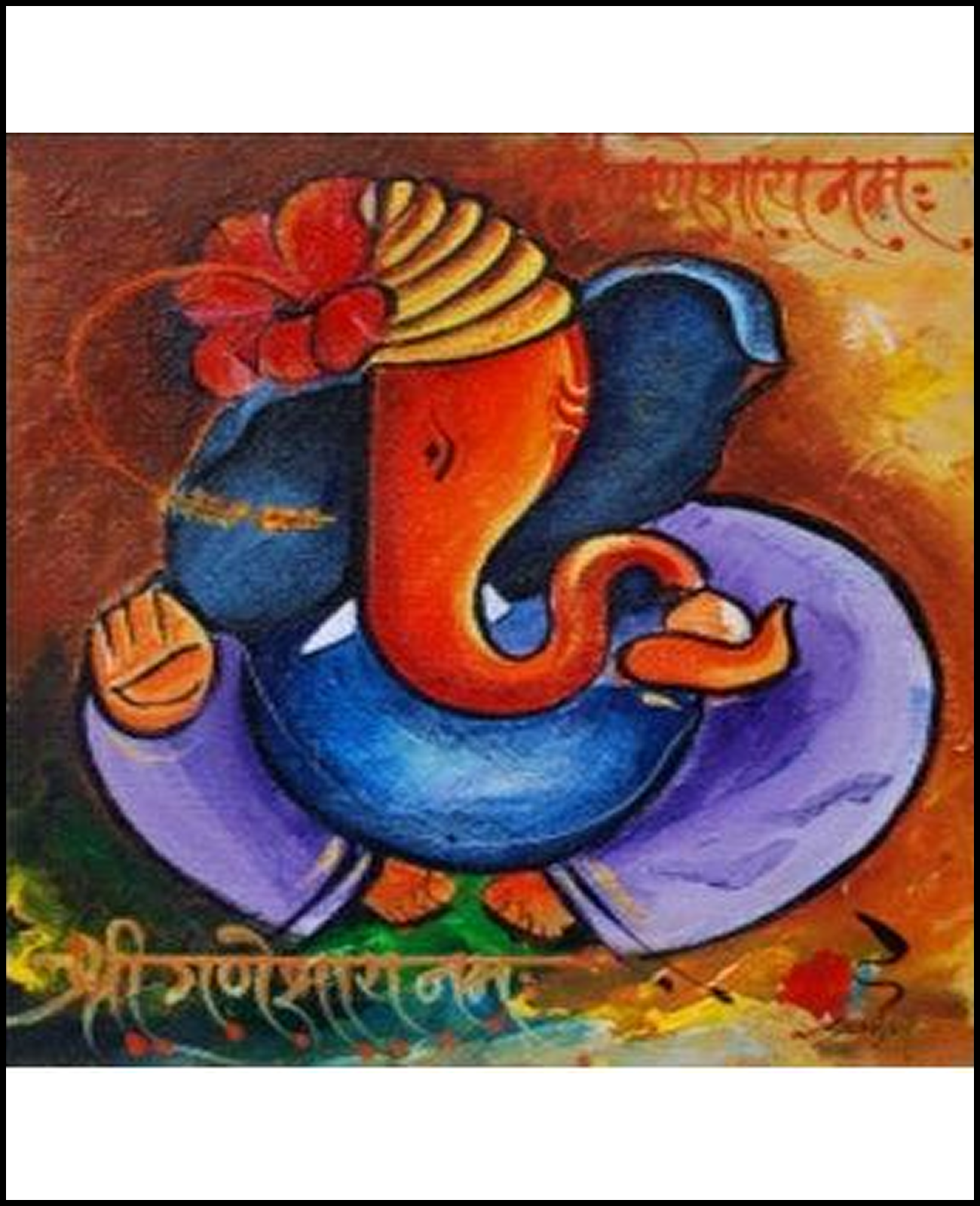 Ganesha in acrylic - comimg soon