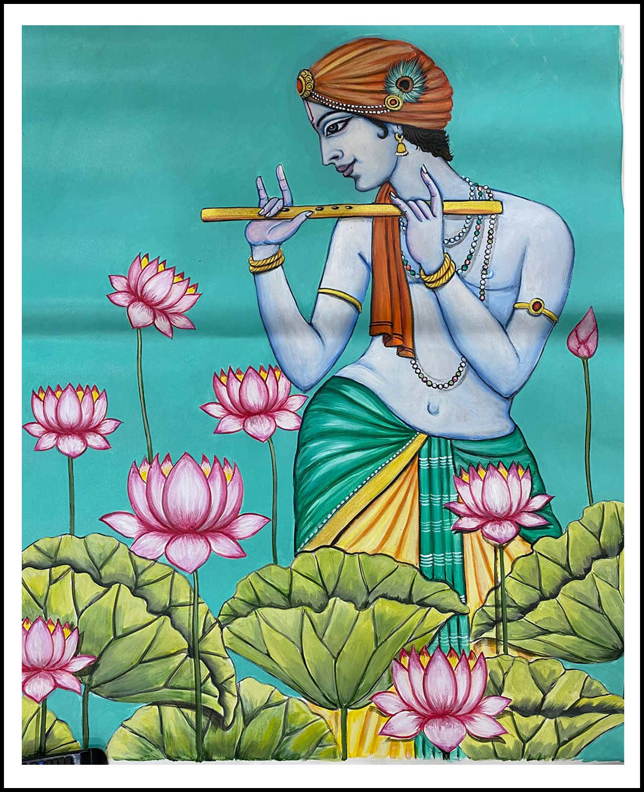Krishna with Basuri