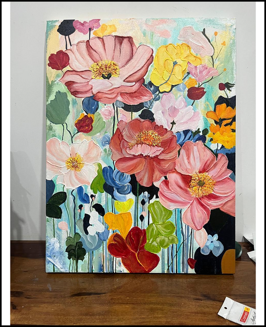 The bloomscape in soft conversation